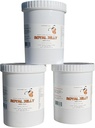 Royal Jelly Organic – Integratore di energia reale senza filtrazione per uomini e donne – Integratore di supporto immunitario con retinolo, vitamina B, biotina, niacina, – 3x2.2 Lbs, vaso di plastica
