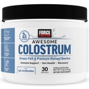 FORCE FACTOR Colostrum impressionante per sostenere la salute del fegato, la funzione immunitaria, il recupero, & More, il colostrum del bovino supplemento, il pascolo-raised, l'erba Fed, l'ormone libero, naturalmente non aromaed, 30 Servings