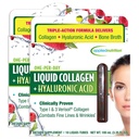 Collage liquido di nutrizione applicata + Acido ialuronico - 10 Tubi liquidi, Confezione da 2 - Ristorazione delle unghie e della pelle - Aroma di bacche miste - 20 Serve