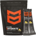 MTN OPS Hydrate Electrolytes Powder Drink Mix, 20 pacchetti monocomando on-the-Go Electrolyte con oltre 1000mg di elettroliti per la dose, Limonata