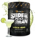 Alpha Lion Superhuman Post Workout Powder, Muscle Builder Drink, Creatina Monoidrato + di più per la crescita muscolare magra, resistenza & volume, supplemento per le donne e gli uomini (25 Serve, muscolo Marg)