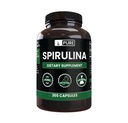 Ingredienti originali puri Spirulina (365 capsule) No Magnesio o Filler di riso, Sempre Pure, Lab verificato