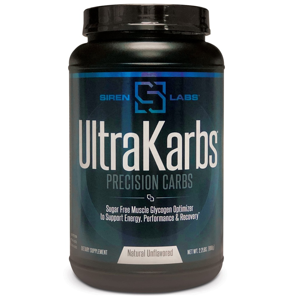 Siren Labs Ultra Karbs Mass Gainer Post Workout Muscle Builder Carb sano caricamento - Carbohydrate Blend con KarboLyn - Più energia, più veloce recupero - Peso Gainer per gli uomini (40 Serve)
