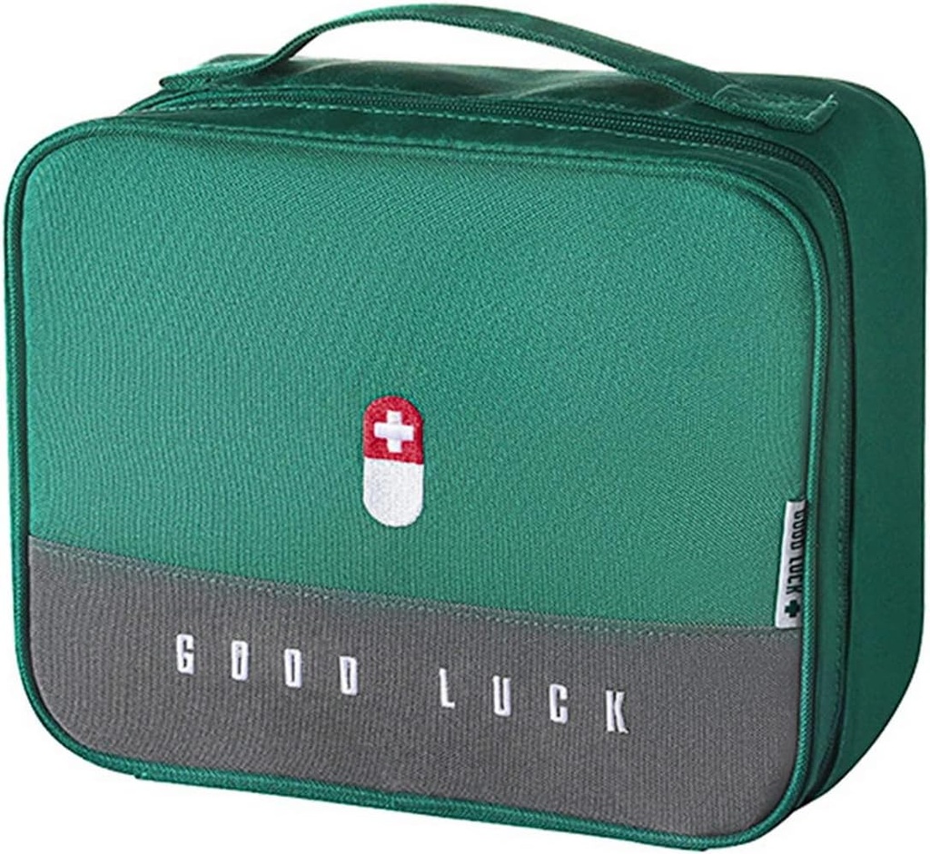 Borsa per il primo soccorso Vuoto, Borsa per il trauma medico di emergenza impermeabile, Borsa per il viaggio,Home Escursionismo Camping Car Office(Large,Green)