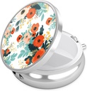 Nipichsha Pill Box, Piccolo Caso Pillola per Purse & Pocket, Cute Travel Medicine Organizer, Portatile contenitore di medicina Holder per tenere vitamine, Medica, Olio di pesce & Supplemento, B07-Beautiful Fiori