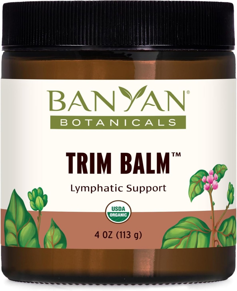 Banyan Botanicals Trim Balm - Certificato Organico, 4 oz - Chitrak e Guggulu aumenta il metabolismo
