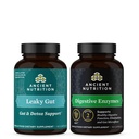 Antica Nutrition Leaky Gut Capsule, 60 Count + Enzimi Digestivi Capsule, 90 Count