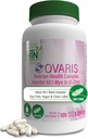 Health Thru Nutrition OVARIS | Ovarian Health Complex | Inositol 40:1 Myo to D-Chiro | Supporto funzione ormonale e ovario | Vitamina B8 Supplemento per le donne | Certificato Vegan Non OGM | Confezione di 120