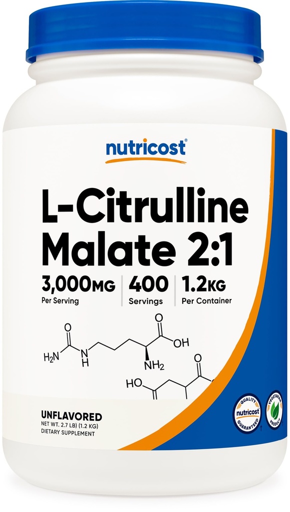 Nutricost L-Citrulline polvere di malato (2:1) 1.2KG