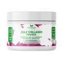 Max Collagen Plus C (30 giorni di alimentazione) - Tutte le polveri di collagene naturali con biotina e bioperina per aumentare l'idratazione antiinvecchiamento e la durezza della pelle - 500mg Vitamina C - rinforzare le ossa e le unghie