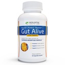 Gut Alive - Tutto il supporto naturale per combattere IBS, bruciore di stomaco, indigestione acida, riflusso acido, Bloating & Gas. Formulazione unica (60 Conte (Pack of 1))