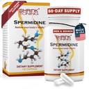 Shrink Spermidine Integra il supporto per la pelle e l'antiinvecchiamento – 120 Vegan Caps 100% Polyamine naturale per gli uomini e le donne, Benessere generale – Non-GMO, USA Made – con alta Spermidina, Zinc & Thiamin