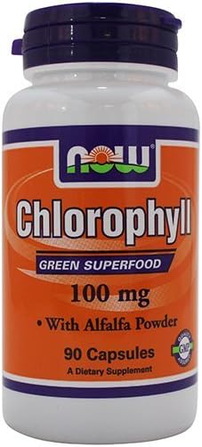 NOW Cibi clorofilla - 100 mg - 90 capsule