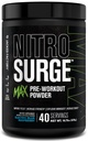 Fabbrica Jacked Nitrosurge Max ad alte prestazioni Pre polvere di allenamento - Pre allenamento w / Nootropic ingredienti per fuoco intenso, pompe, energia liscia, resistenza - 40 Serve, lampone blu elettrico