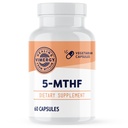 Vimergy 5-MTHF Capsule – 60 Serve (1 Capsule/Serving) 8500mcg L-metilfolato Glucosamina e 500 mcg Vitamina B12 Supplemento – Biodisponibile Folate Supplemento per Donne e Uomini Vegan 5 mthf (60 ct)