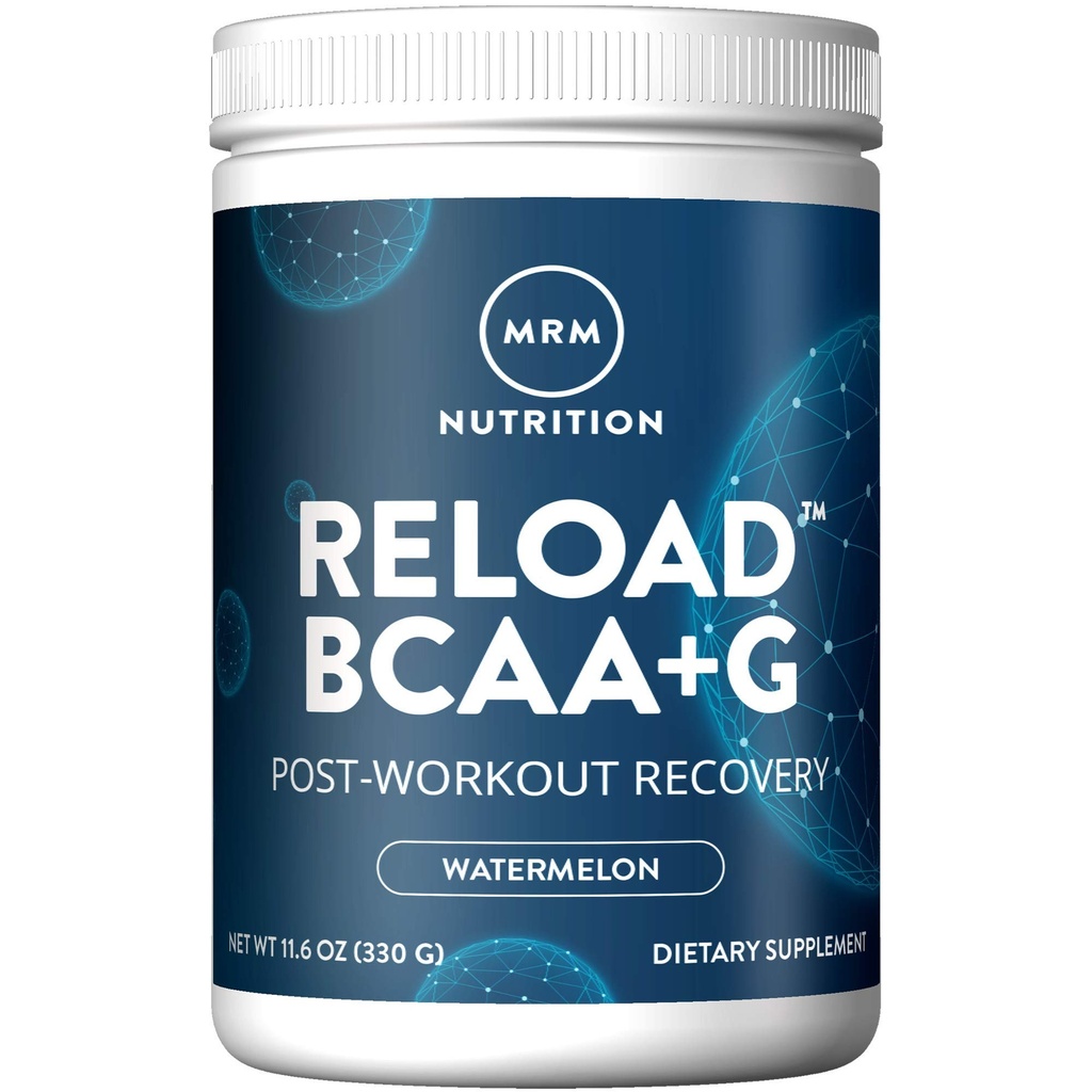 MRM Nutrition Reload BCAA+G Post-Workout Recovery | Aminoacidi anguria aromatizzati | 9.6g con CarnoSyn® | Muscle Recovery | Keto Friendly | 26 Serve