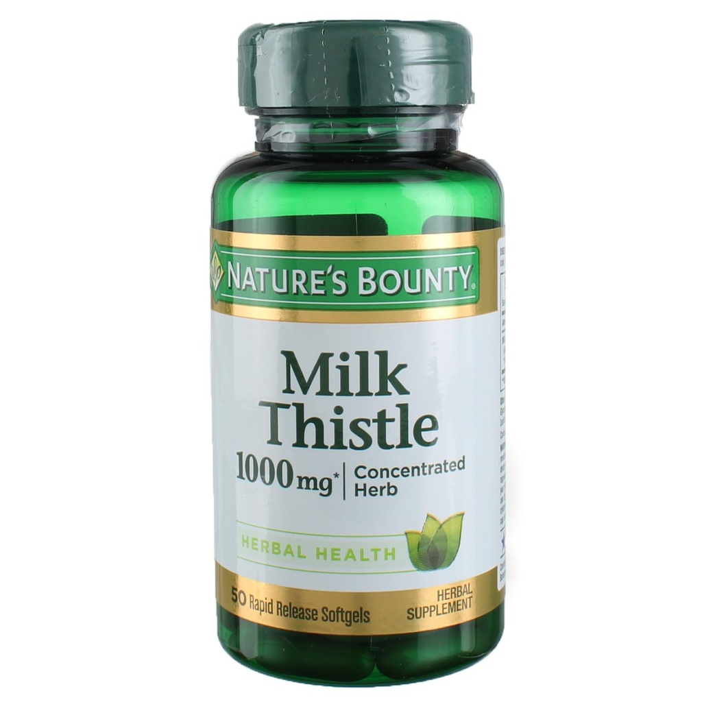 Latte Bounty di natura Thistle 1000 mg, 50 Softgels (3 Confezione)