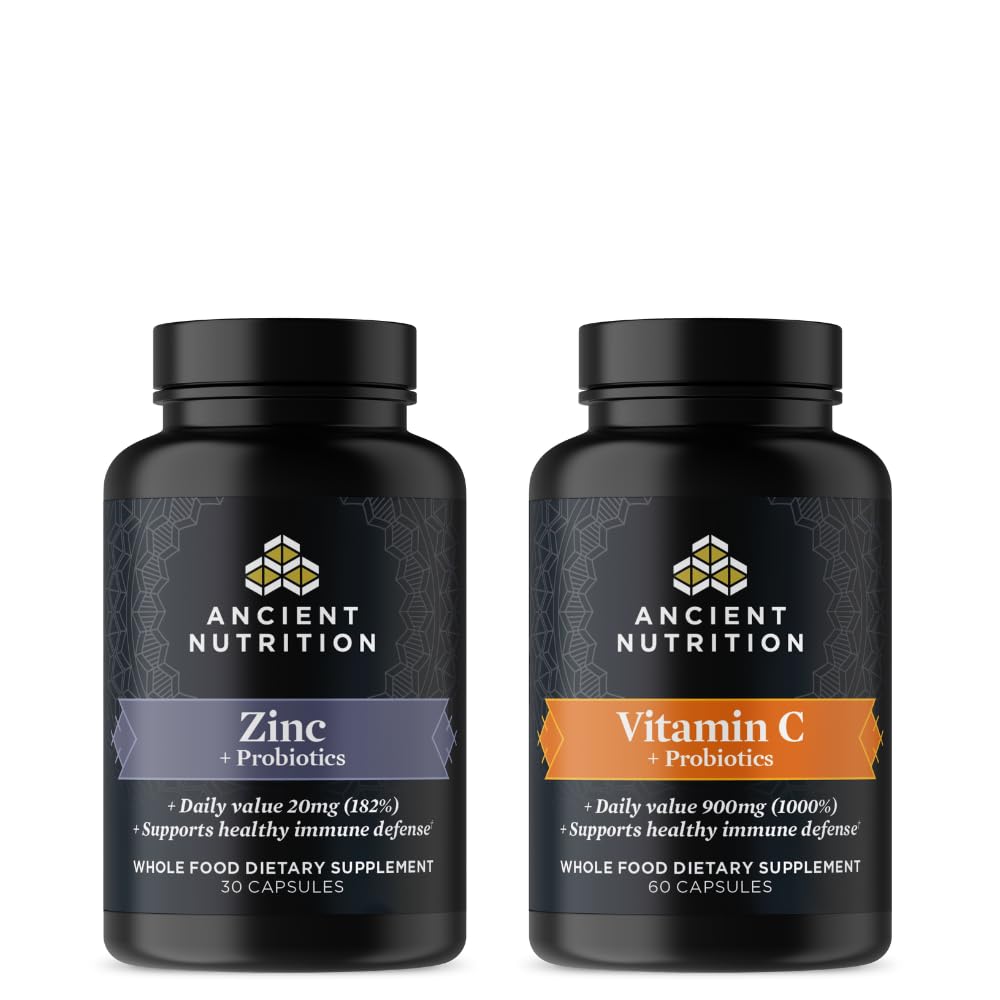 Antica Nutrizione Zinco 30 Contatore + Vitamina C (60 Conte)