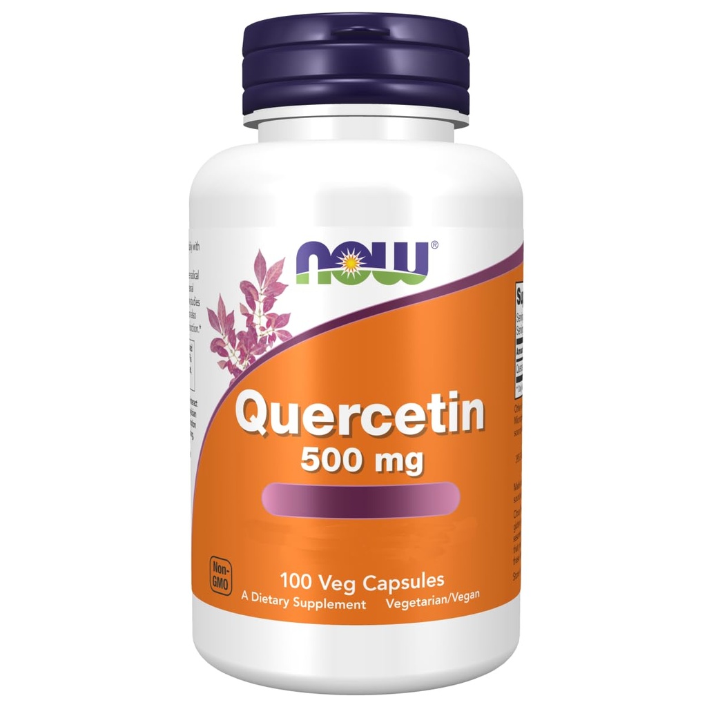 NOW Quercetin 500mg,100 capsule di veg