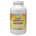 Super Omega-3 Concentrato lipidico marino - Distillato molecolare | Grado farmaceutico | Contiene: EPA 265mg DHA 170mg - 270 Softgels
