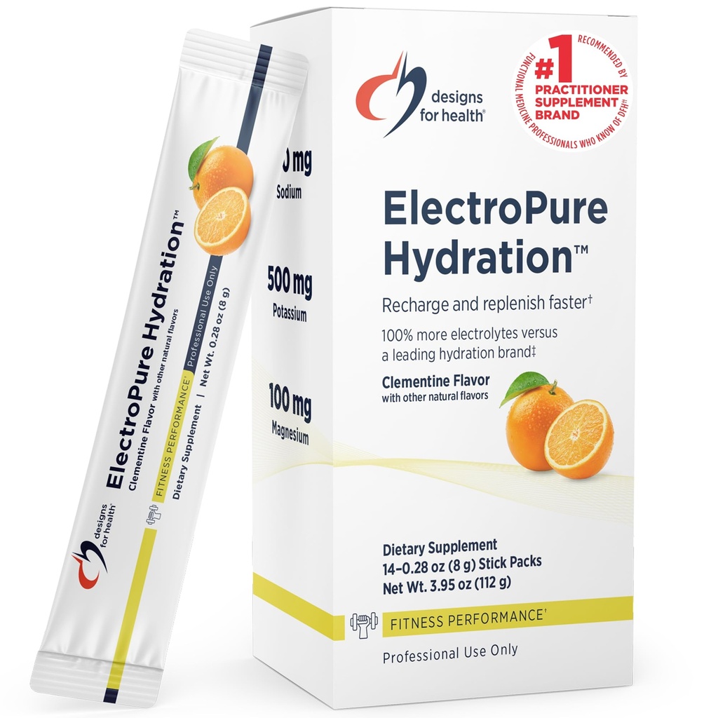 Progetti per l'idratazione dell'elettropolvere di salute, aroma di Clementina - Polvere di elettroliti con vitamina C, magnesio, zinco e potassio - con dolcificante di frutta Stevia e Monk (14 Stick Packets)