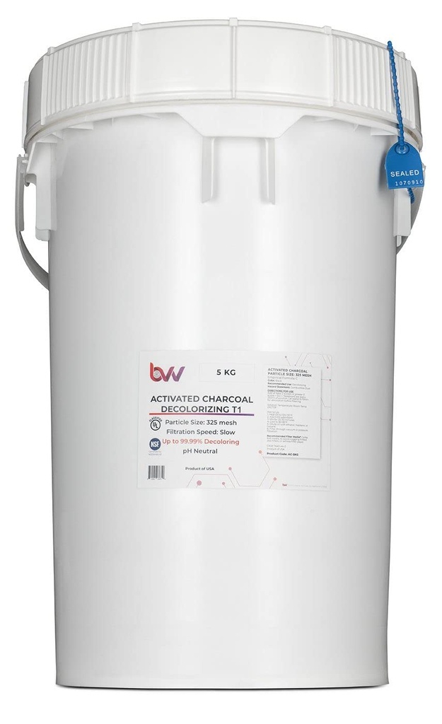BVV ha attivato il carbonio di decolorazione T1 (100% legno carbone)-5Kg