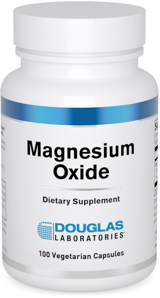 Douglas Laboratories Magnesium Oxide | Supporta la funzione cardiaca normale e la formazione di ossa* | 100 capsule