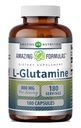 Incredibile Formulas L-Glutamine Aminoacido Supplemento | 800 Mg Per Serving | 180 capsule | Non-GMO | Gluten Free | Made in USA