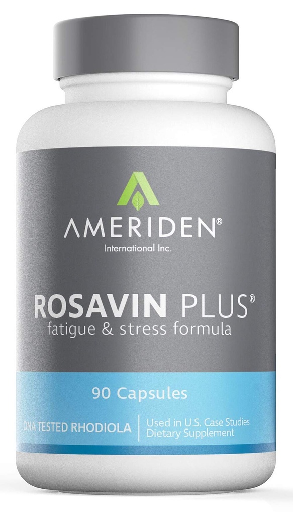 Rosavin Plus® with Electrolytes- Siberian Rhodiola rosea 90 V-capsules 150mg da AMERIDEN INTERNATIONAL, INC