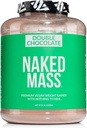 NAKED Vegan Mass - Doppio Chocolate Weight Gainer - 1.260 Calorie, 50G Protein, Niente Artificiale, Tutte Natural Chocolate Protein Powder, Non-GMO, Soy & Gluten Free - 8LB Bulk - 11 Serve