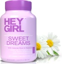 Sweet Dreams Capsules - Natural Sleep Support with Melatonin, L-Theanine, Valerian Root, Chamomile, Lemon Balm - 60 Capsule