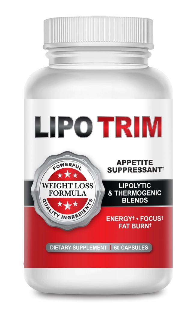 Lipo Trim- Advanced Lipogenic Thermogenic Diet Pills – Aumentare l'energia, migliorare la messa a fuoco, e accelerare la perdita di grasso- 60 veloce agisce Appetite Suppressant Capsule