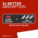 Qunol CoQ10 100mg Softgels Ultra 3X Migliore assorbimento Coenzyme Q10 Supplementi - Supplemento antiossidante per la produzione vascolare e di salute e di energia del cuore - 2 mesi di alimentazione - 60 conteggio (pacchetto di 2)
