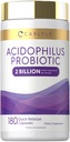 Carlyle Acidophilus Probiotic per la salute digestiva delle donne e degli uomini | 2 miliardi di CFU | 180 capsule di rilascio rapido | Non-OGM & Gluten Free