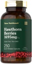 Tahoe Nutritionals Hawthorn Berry Capsule | 1695mg per Serving | 250 Count | Estratto supplemento per le donne e gli uomini | Non OGM, Estratto senza glutine