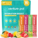 Imballaggio della polvere dell'elettrolita senza zucchero di Venture Pal - Liquid Daily IV miscela di bevanda per l'idratazione rapida e il recupero del partito | 5 vitamine & 7 elettroliti| Keto Friendly | Non OGM | Vegan certificato | 16 Sticks