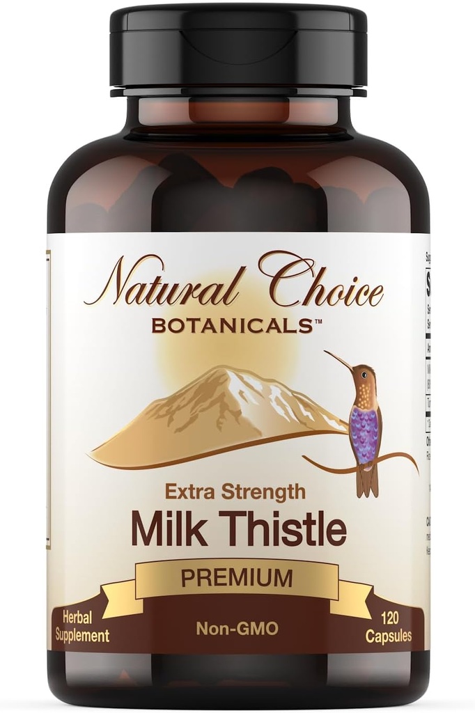 Estratto di cardo di latte (80% Silymarin Flavonoids) Plus Turmeric - 120 capsule