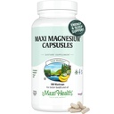 Magnesio Capsule - Produzione Energetica - Muscle & Nerve Health - Bone Support - Magnesio Supplemento da Magnesio Ossido, Magnesio Glycinate Chelato e Magnesio Citrato - 180 Contare da Maxi Salute