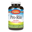 Carlson - Pro-Rite, Free-Form L-Proline & L-Lysine, Salute, Supporto Joint & Collagen Formazione, 200 Capsule