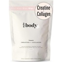Nuovo - Creatina + collagene per le donne – Supporta la crescita muscolare magra e lo sviluppo, Gain Booty, Energy & Recovery – 5g Creatina Monoidrato Plus 5000mg Collagen Peptides Combo – Unflavored, 30 Serve