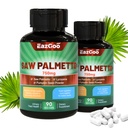 Sega Palmetto Supplemento, Sega Palmetto Extract 750mg, con Lycopene, Polvere di semi di zucca, per gli uomini e le donne, Non OGM & Gluten, Vegan, 90 Conte Capsules(Pack of 2)