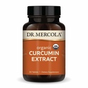 Dr. Mercola Organic Curcumin Extract, 30 Serve (30 compresse), Integratore alimentare, Non OGM, Certificato USDA Organic