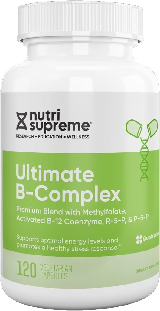 Ultimate B Complex, 120 capsule vegetariane - Kosher certificato