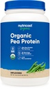 Nutricost Organic Pea Protein Isolate Powder (2LBS) - Unflavored, Certificato USDA Organic, Proteine da Piante, Per vegetariani, Senza glutine, Non OGM