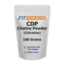 Polvere citicolina, CDP Choline Powder Pure con Scoop, Non OGM, Integratore cognitivo per memoria e apprendimento (100 Grammi)