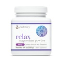 Tuteo Rilassa la polvere di magnesio - Vegan Stress Relief Supplemento con L-teanina & GABA* - Supporti Rilassamento* - Latticini, Soia & Gluten Free - Berry, 4.4 oz