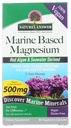 Risposta della natura Marine Based Magnesium, Super Concentrated 500mg | Plant Based | Red Algae & Seawater Derived | Alcohol-Free & Gluten-Free | Capsule Vegetariani 90ct