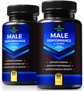 (2 Confezione) Pillole Max Vigor Blu per Uomo, Formula All-Natural per Maschio Fitness e Stamina, Capsule Premium per Nutrizione Giornaliera, Performance & Energy, Supplemento Ufficiale per Uomo Recensioni (120 Capsule)