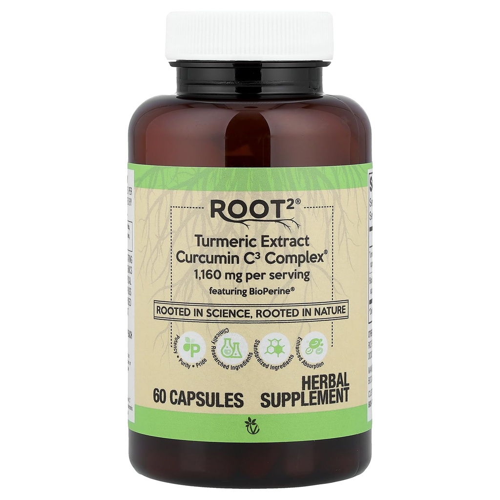 Vitacost Estratto di curcuma C3 complesso con Bioperine - 1,160 mg per porzione - 60 capsule