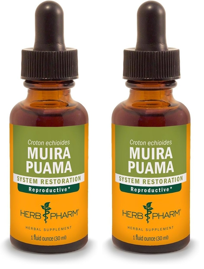 Estratto di erbe Pharm Muira Puama per il supporto del sistema riproduttivo - 1 oncia (pacchetto di 2)